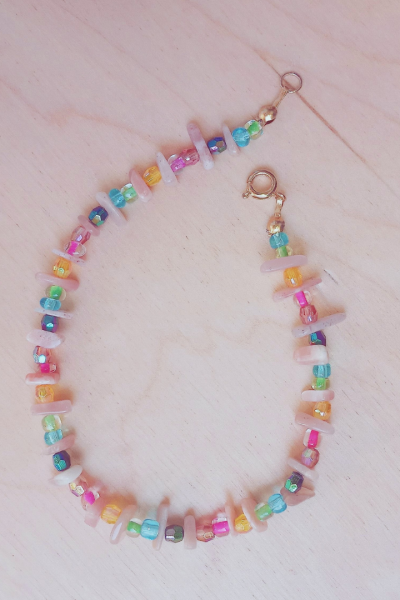 Anklet: mixed colors  